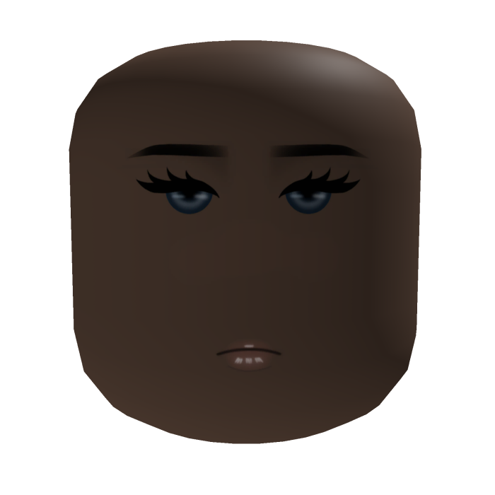 Feminine Face w Blue Eyes