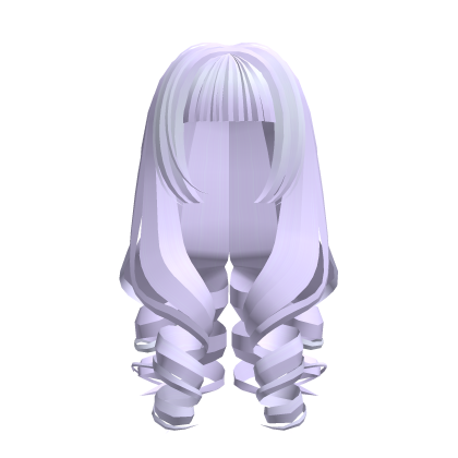 Hime cut wavy long dolly pastel purple hair ♡