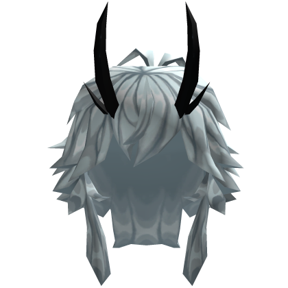 Demon White Hair {😈} Roblox item