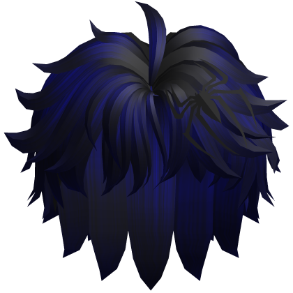 Multiverse Spider Two Toned Blue & Black Boy Hair  Roblox item