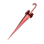 Candy cane umbrella
