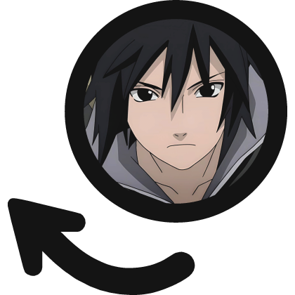 Sasuke Uchiha Meme Circle