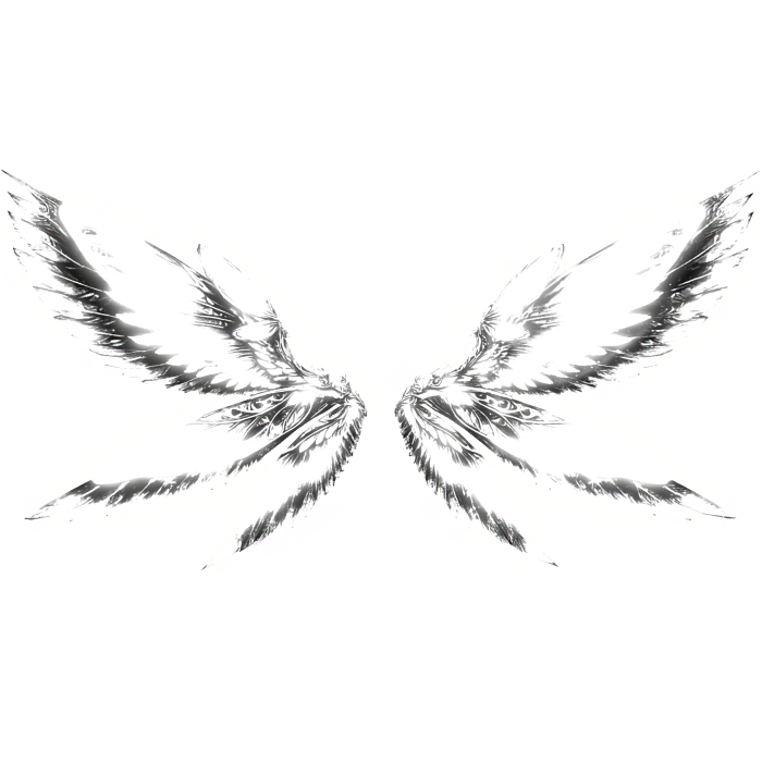 Glowing Godly Angel Wings (White) - Emissive