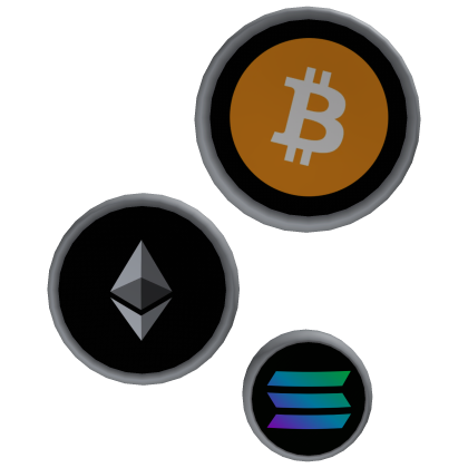 ʚ Crypto Coin Pins , BTC , ETH ɞ