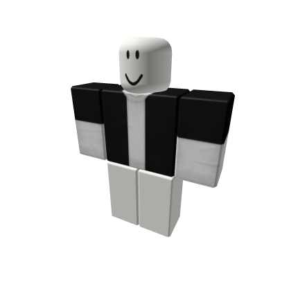 Black Jacket White Sweater Cool Boy Slender Shirt Roblox