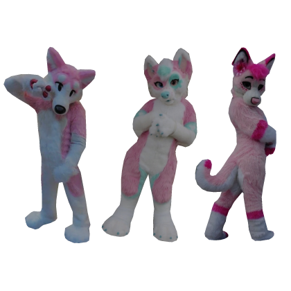 Tuff Pink Furries Furry Cutout Buddy