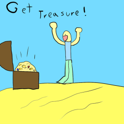 Go to the End to find Treasure!
