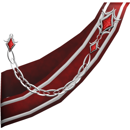 1.0 Christmas Royal Prince sash - Red/White