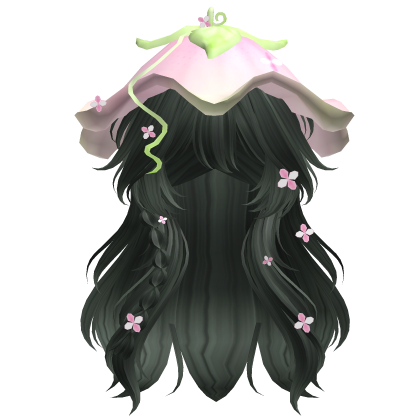 Kawaii Fluffy Layered Flower Hair (Green)