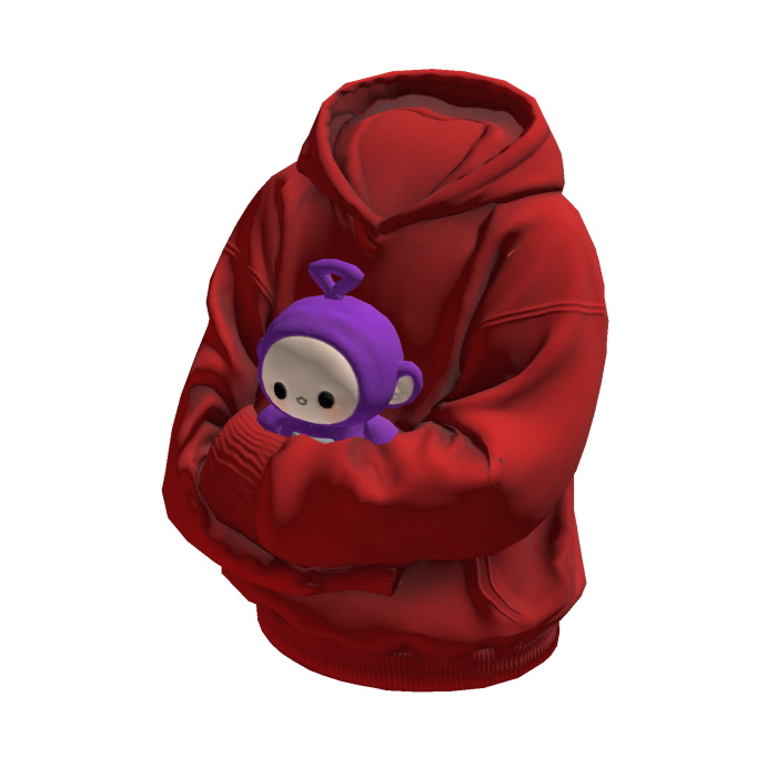 Cute Purple Pet Holdable Huggable Sweater Hoodie