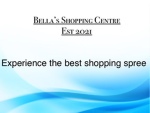 Bella's shopping centre