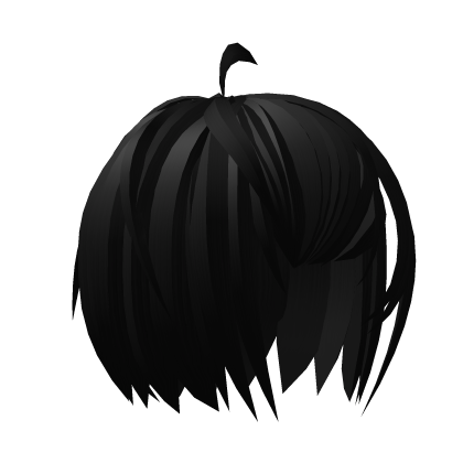 cute black anime hair ^,..,^ 