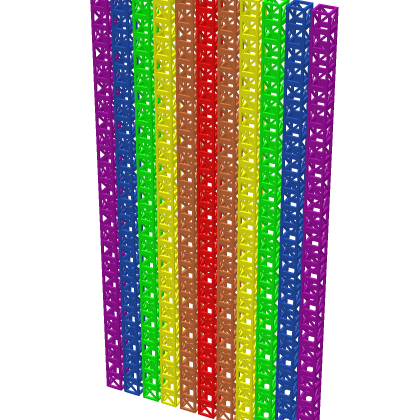 Rainbow Truss Obby Stage Parkour Vibe Climb