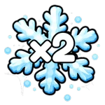2x Snowflakes