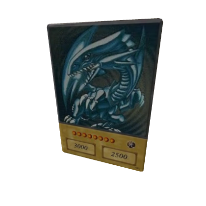 Blue eyes white dragon card [anime version]