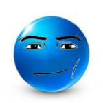 Blue man face :)