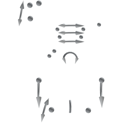 Silver Extreme Piercing Set
