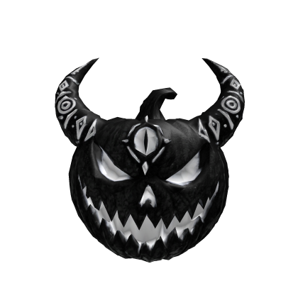 Sinister Black Emo Pumpkin