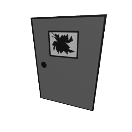 Old metal door