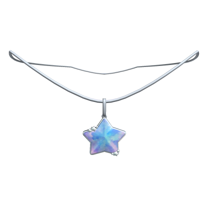 Star Necklace 1.0 Male Blue Gem thumbnail