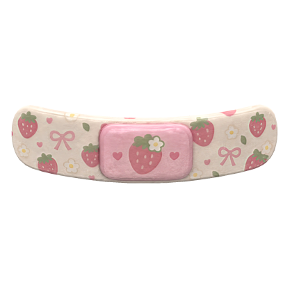 Kawaii Strawberry Patterned Bandage Roblox item
