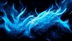 Blue flaming ninjas