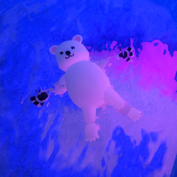 bear does a float