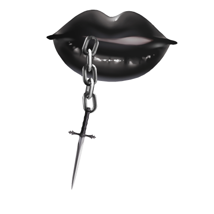 Lipstick w Chain Black thumbnail