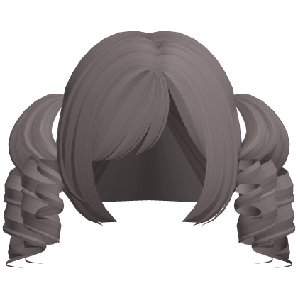 baby curly twintails in ash Roblox item
