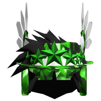 [⏳LIMITED SPARKLE] Green Fedora + Valk + Clockwork Roblox item