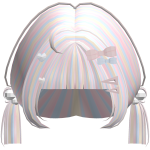 Cute Pastel Short Pigtails w/ cute ribbon