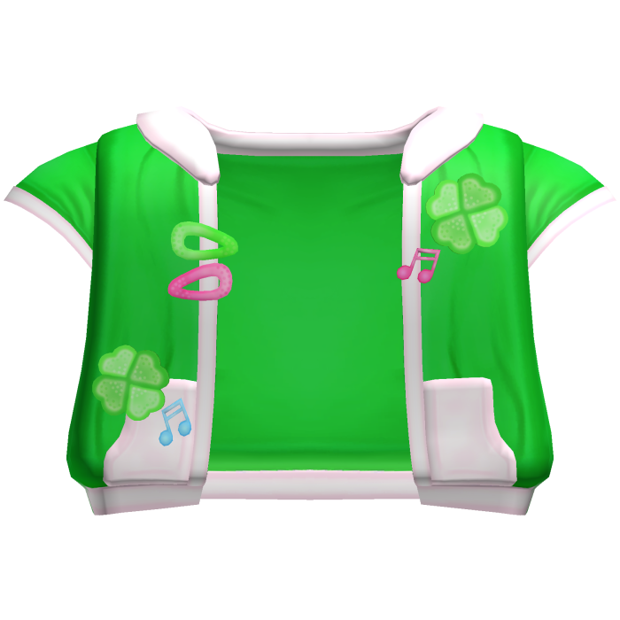 ♡ kawaii clovers green tracksuit jacket 