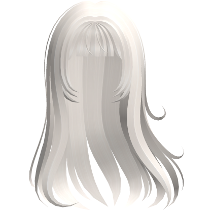 Long Windy Cute Flowy Hair In Platinum Blonde