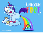 The unicorn poopz