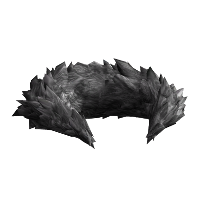 Grey Neck Fur Collar