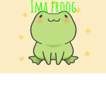 Froggy and happy