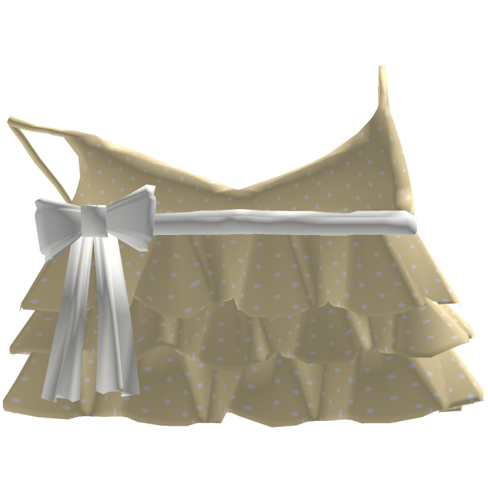 yellow & white summer ruffled kawaii cute tank top
