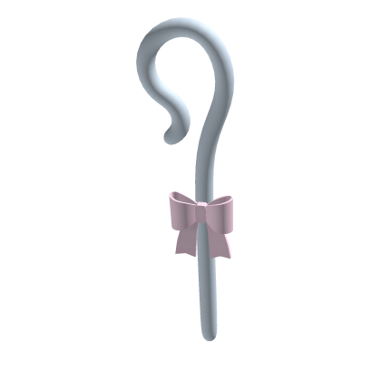 cute blue staff pink bow (holdable) thumbnail