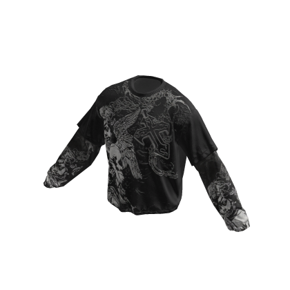 Black Sleeved Tee-Shirt thumbnail