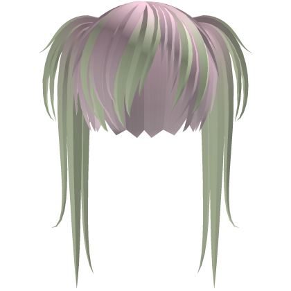 ᨳ𐔌՞҂ ˕ ֊՞𐦯ᜊ pastel pink tousled emo pigtails Roblox item