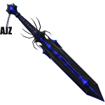 AJZ's Sapphire Widow Spider Sword