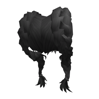 Over the Shoulder Braids (Black) Roblox item