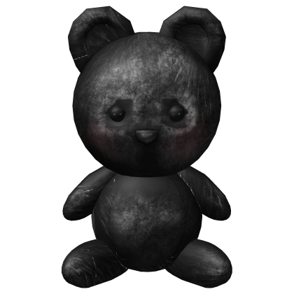 Kawaii Teddy Bear Back Accessory (Black) Roblox item
