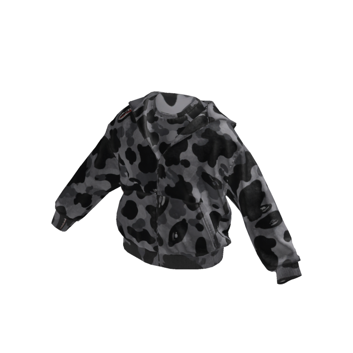 Grey Camo Hoodie