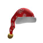 Red Snowflake Cozy Christmas Hat