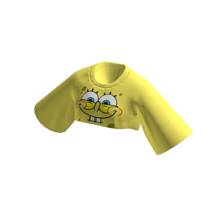 Crop Yellow Oversize Spongebob