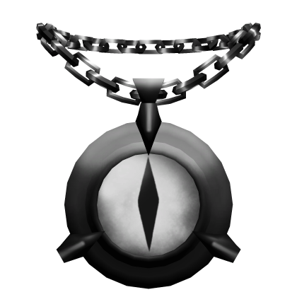 [Animated Effect 👁️] Silver Gray Seer Eye Chain