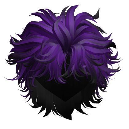 Stylish Slicked Back Mullet (Purple&Black) Roblox item