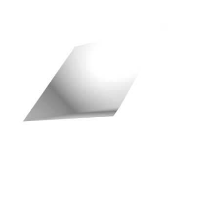 White Low Poly Bunny Tail Roblox item