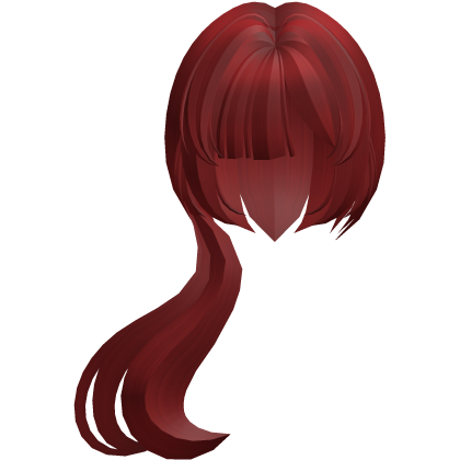 moe thick long fluffy low pony red